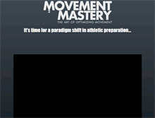 Tablet Screenshot of optimizemovement.com